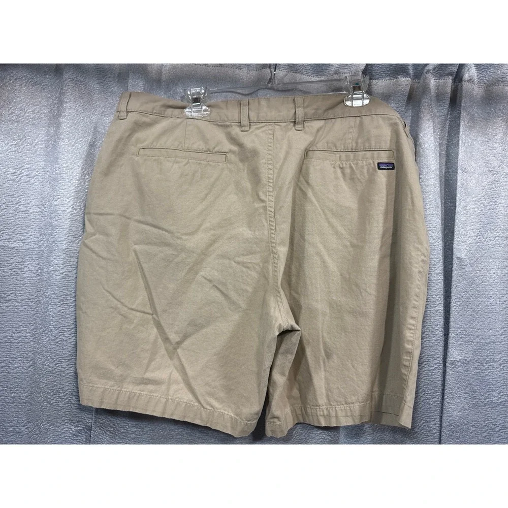 Patagonia Mens Size 40 Tan Khaki Organic Cotton Chino Shorts Outdoor Gorpcore